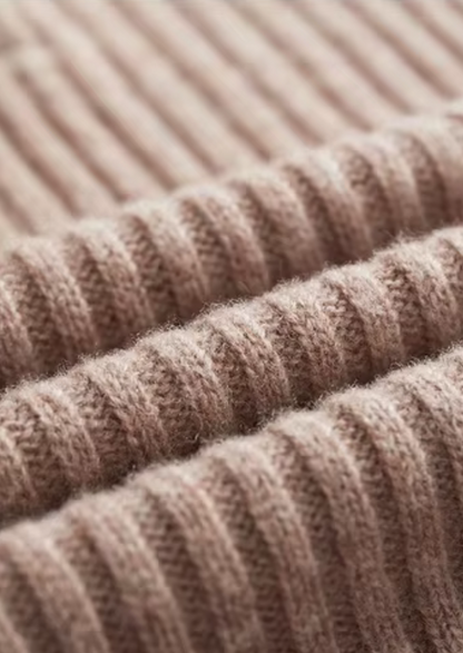 Pure Extra-Fine Merino Wool Ribbed Henley Sweater | Portovelli