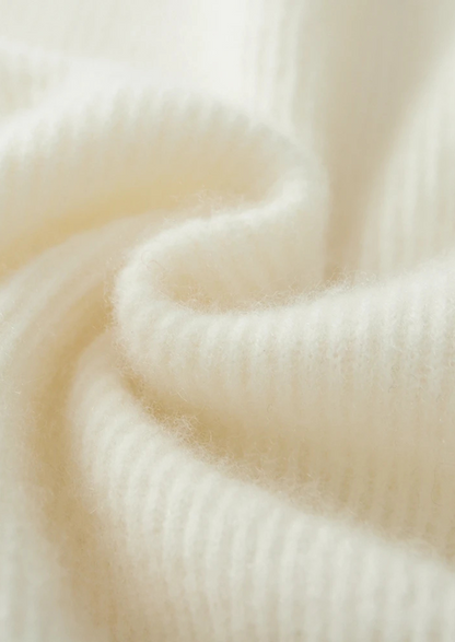 Pure Extra-Fine Merino Wool Ribbed Zipper Cardigan | Portovelli