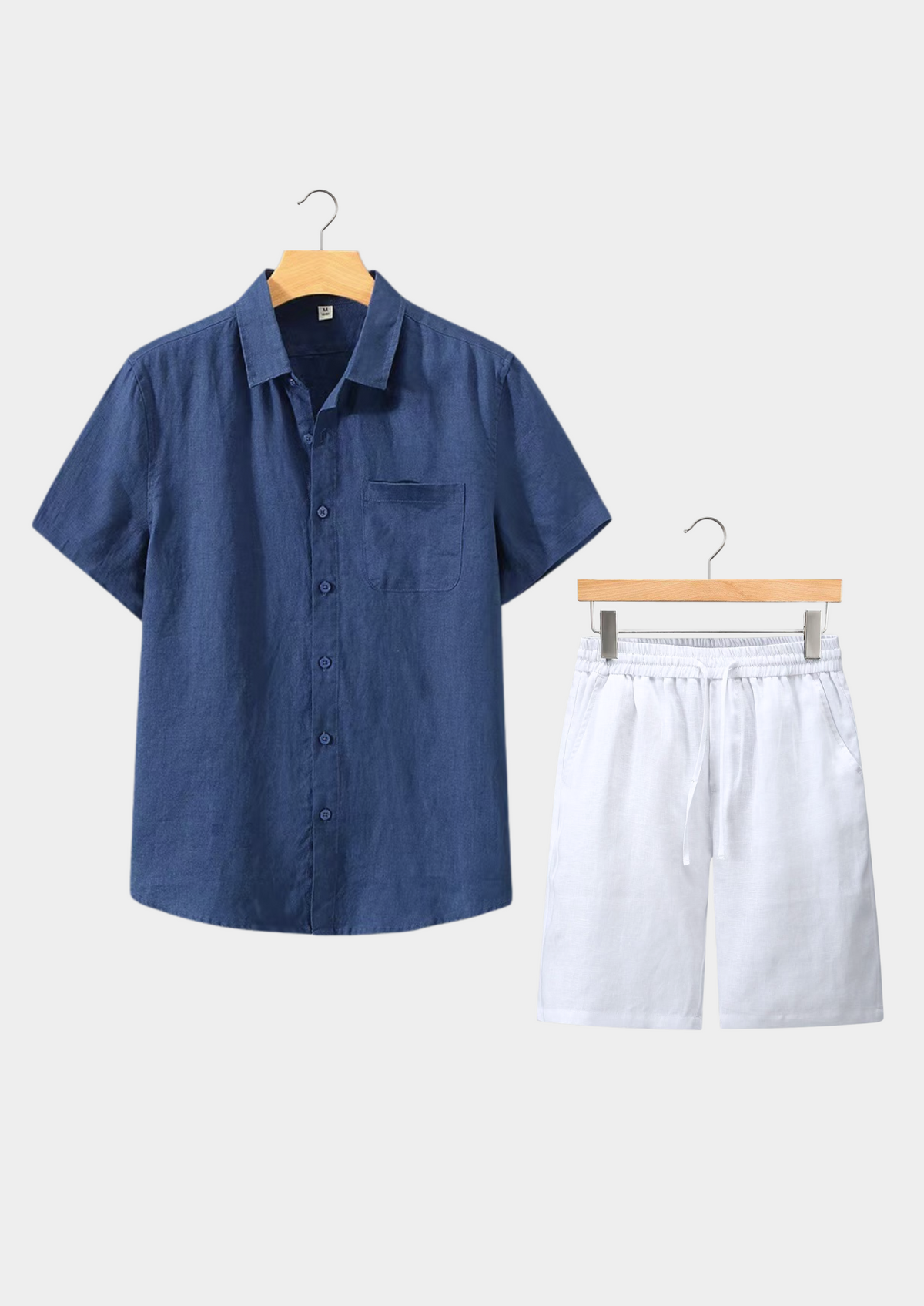 Dolcevita Shortsleeve Summer Set - Navy/white | Portovelli