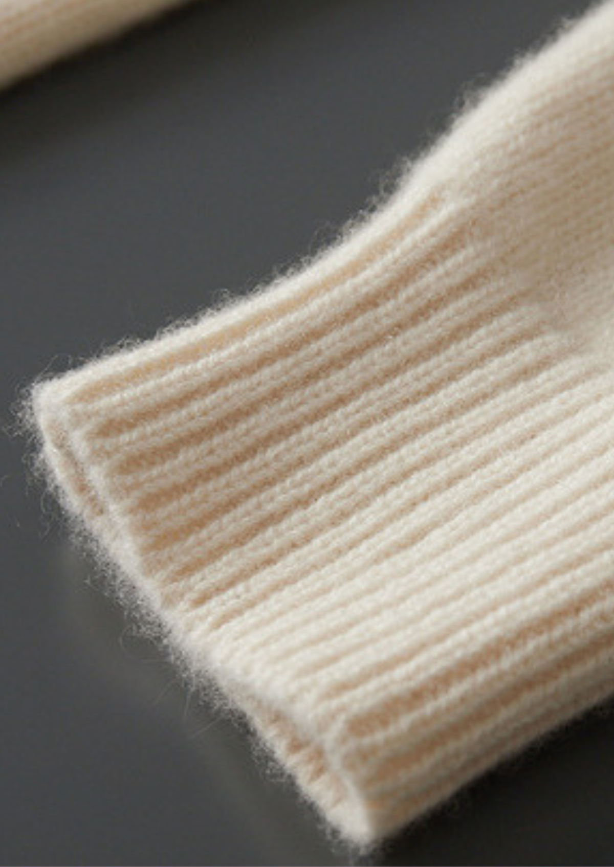 Pure Cashmere Ivory Essential Rollneck | Portovelli