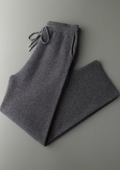 Premium Cashmere Relaxed Trousers | Portovelli