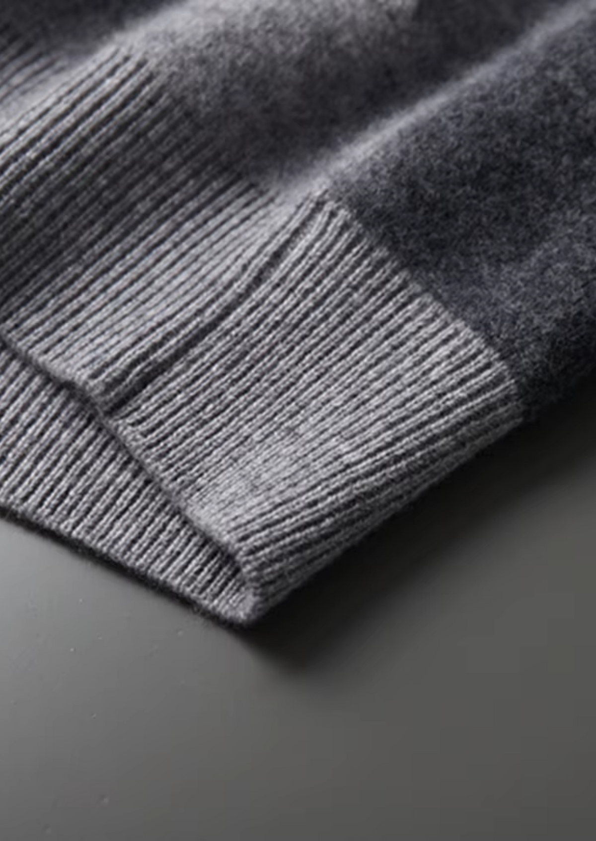 Premium Cashmere Dark Gray Torino Leisure Set | Portovelli