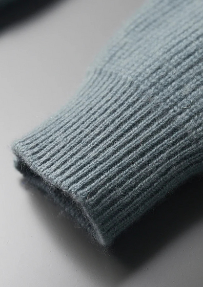 Premium Cashmere Ribbed Cardigan | Portovelli