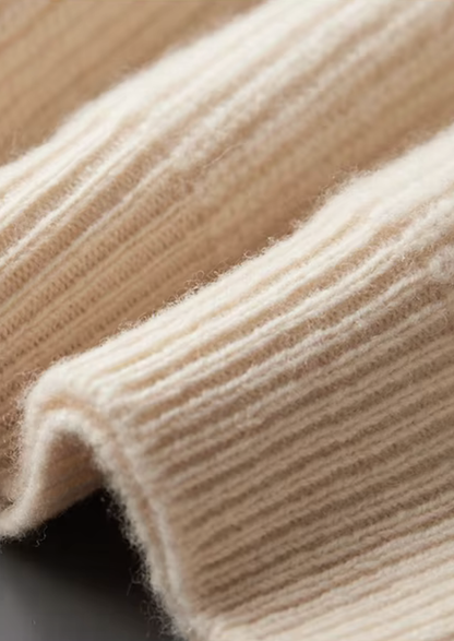 Pure Extra-Fine Merino Wool Half Zipper Hoodie | Portovelli