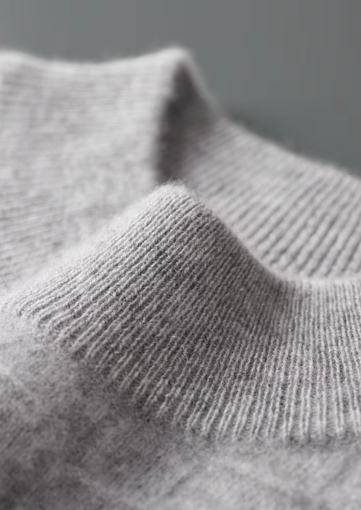 Pure Extra-Fine Merino Wool Textured Mockneck | Portovelli
