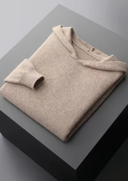 Premium Cashmere Essential Hoodie | Portovelli