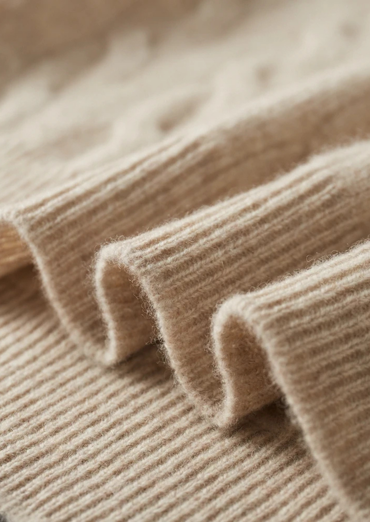 Pure Extra-Fine Merino Wool Cable Half Zip | Portovelli