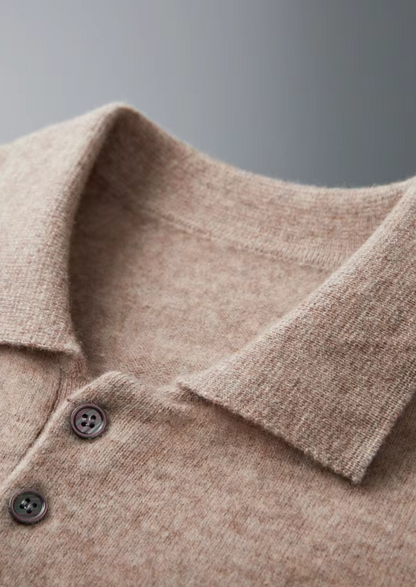 Pure Extra-Fine Merino Wool Classic Sweater Polo | Portovelli