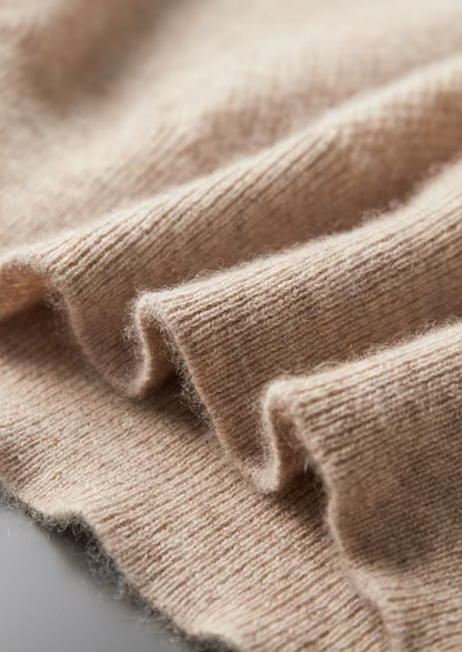 Premium Cashmere Classic Henley Sweater | Portovelli