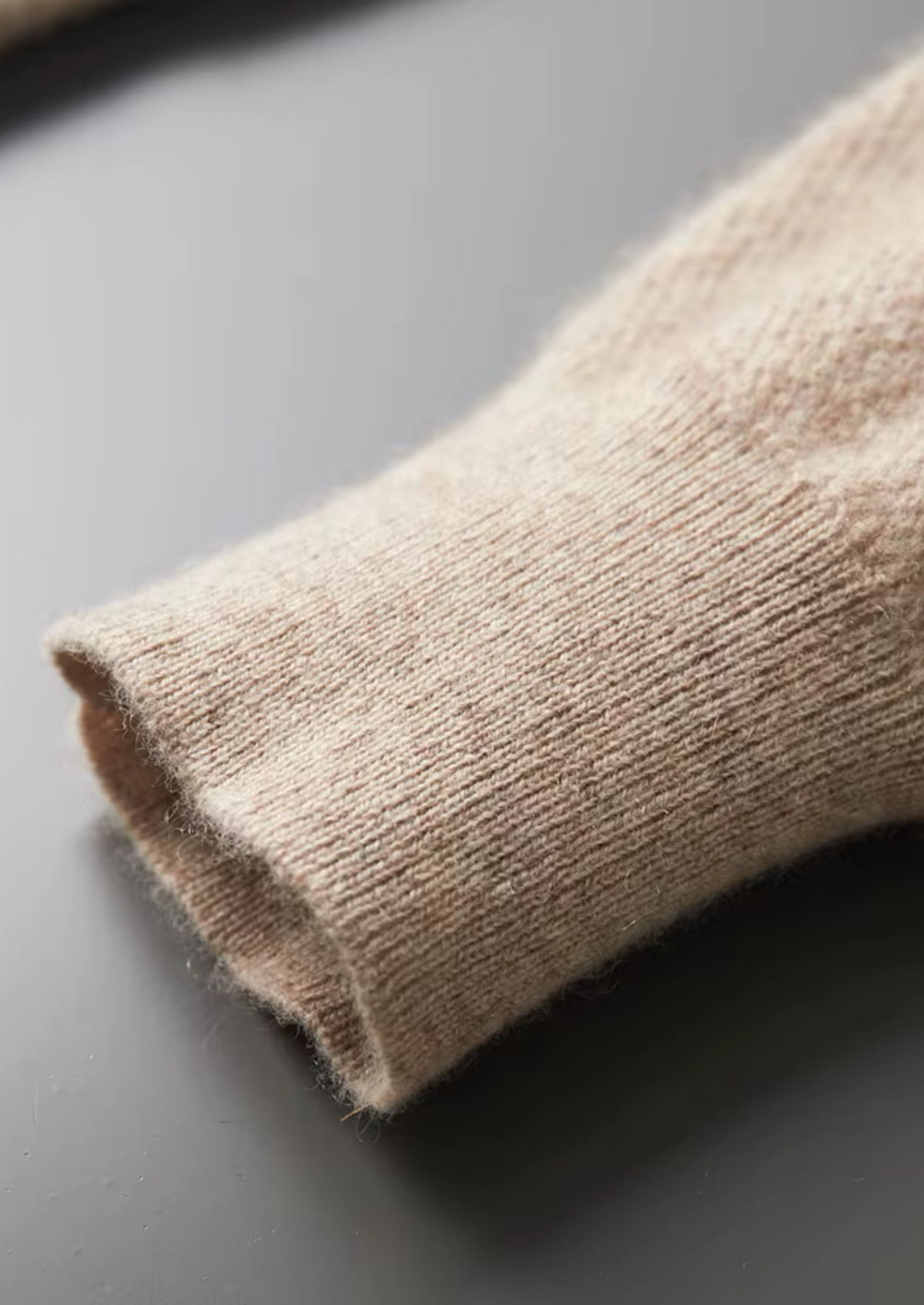 Premium Cashmere Classic Henley Sweater | Portovelli