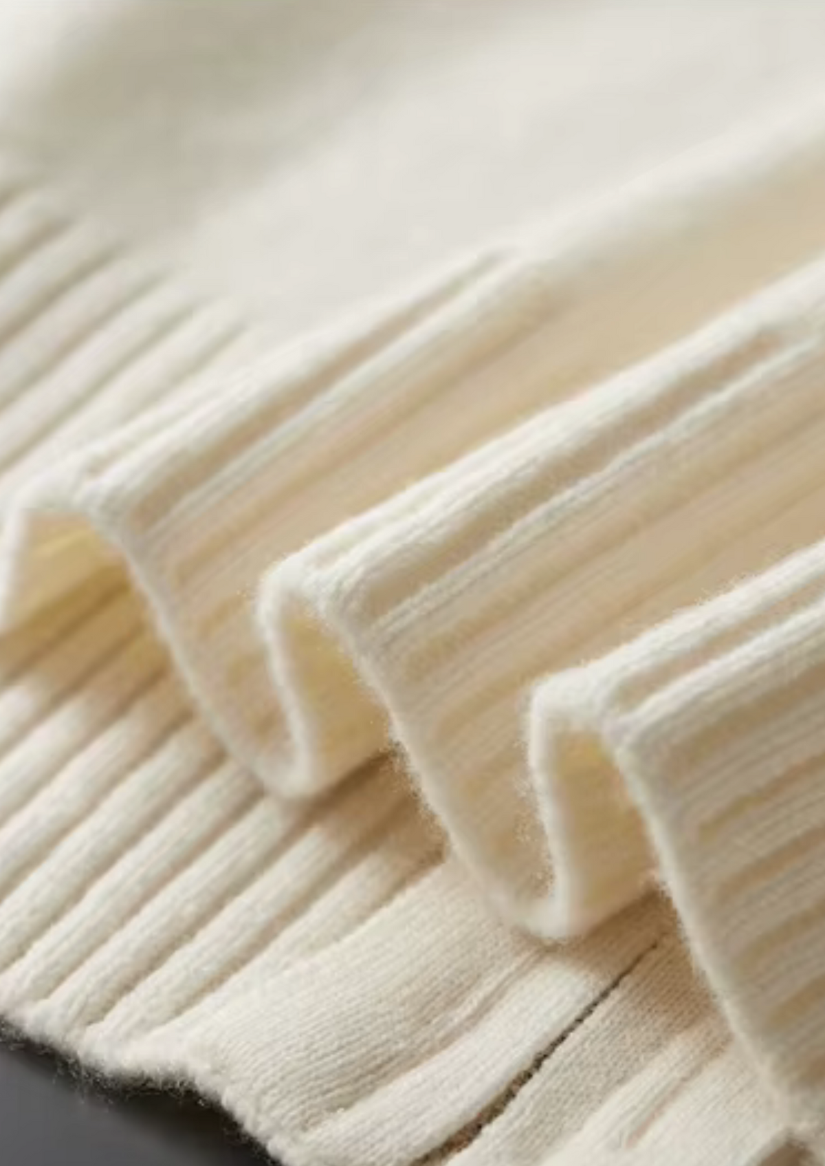 Pure Extra-Fine Merino Wool Two Tone Zip Cardigan | Portovelli