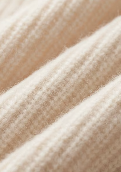 Pure Extra-Fine Merino Wool Half Zipper Hoodie | Portovelli