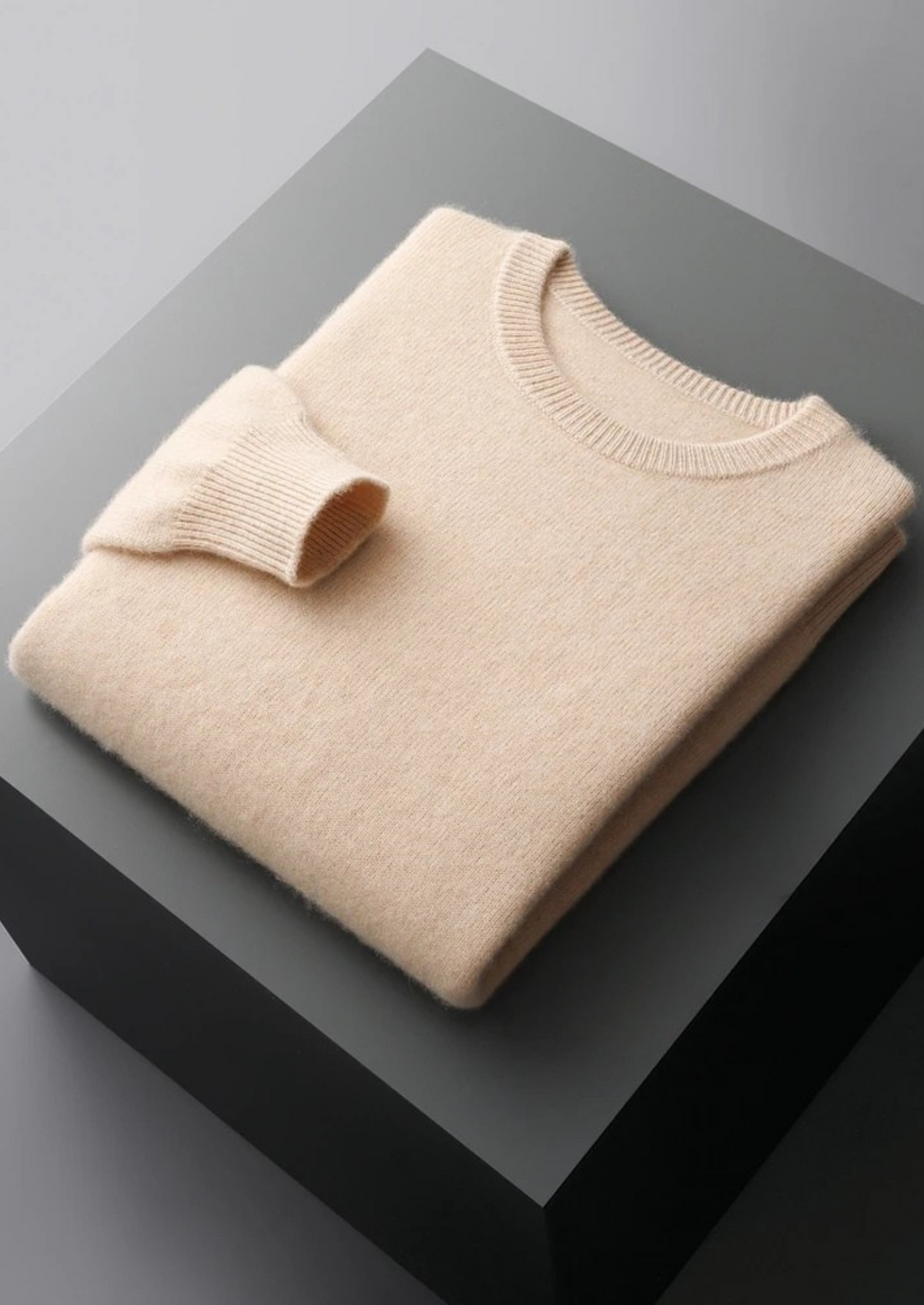 Pure Extra-Fine Merino Wool Classic Crewneck | Portovelli