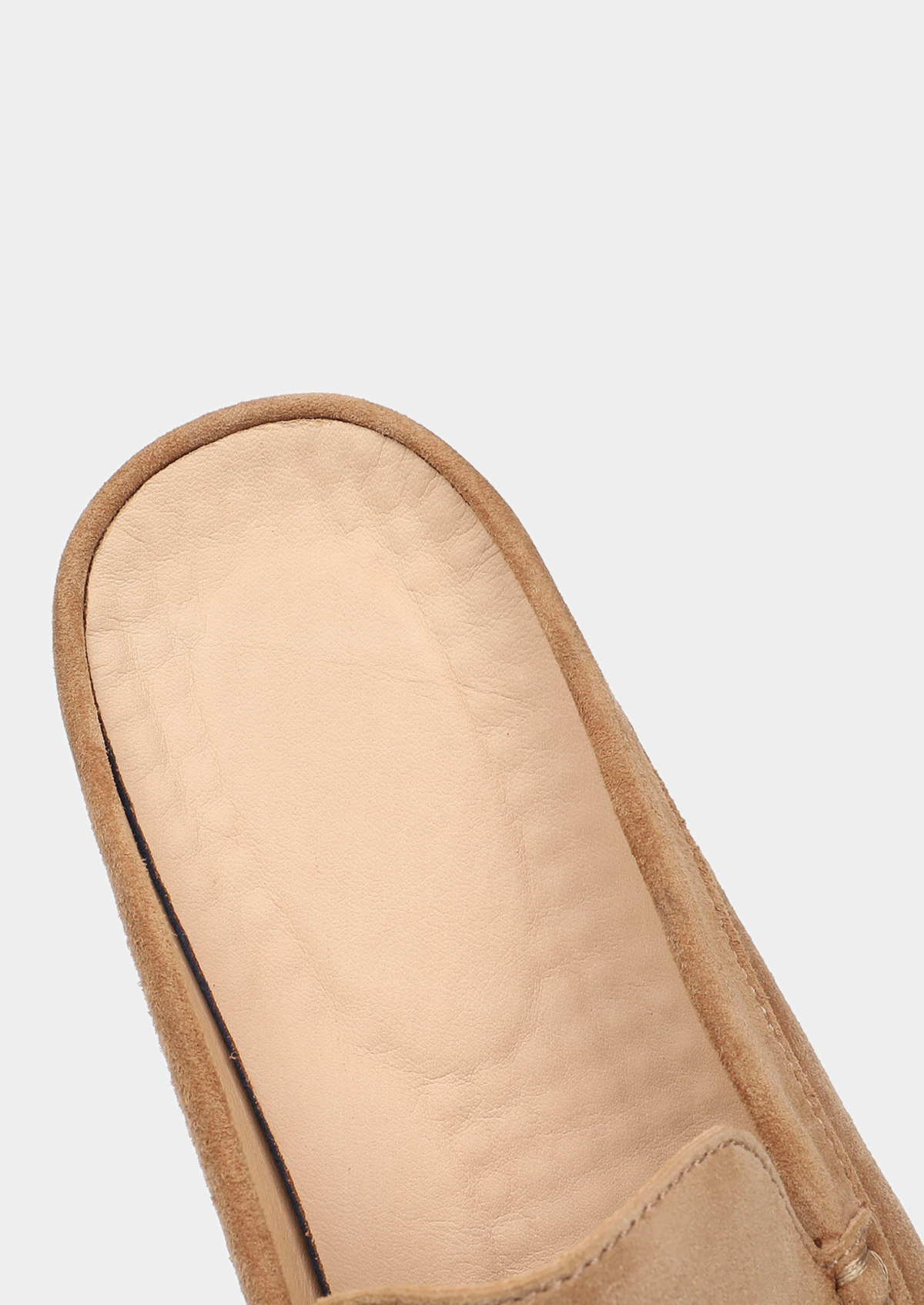 Caramel Marina Suede Slipper | Portovelli