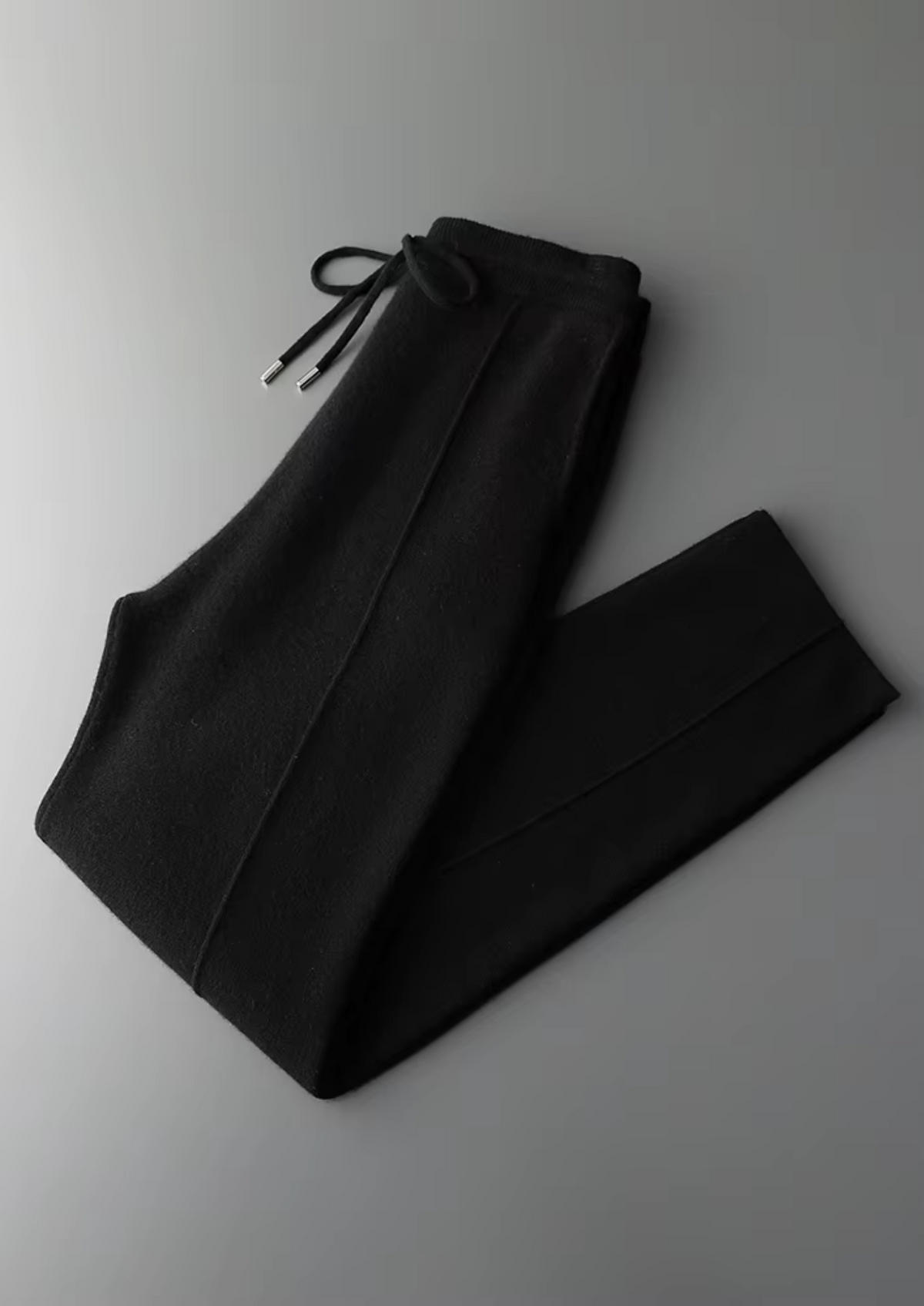 Pure Extra-Fine Merino Wool Black Falconi Set | Portovelli