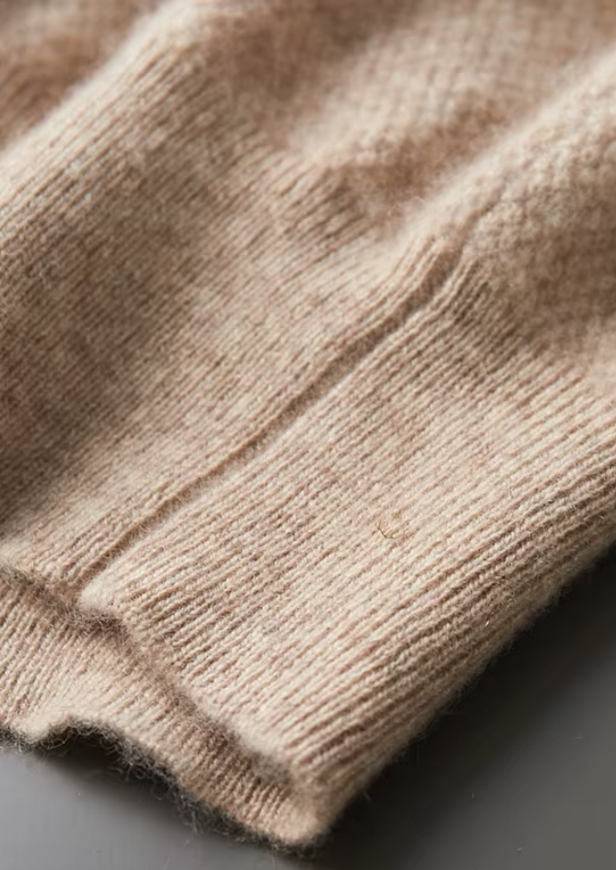 Premium Cashmere Classic Henley Sweater | Portovelli