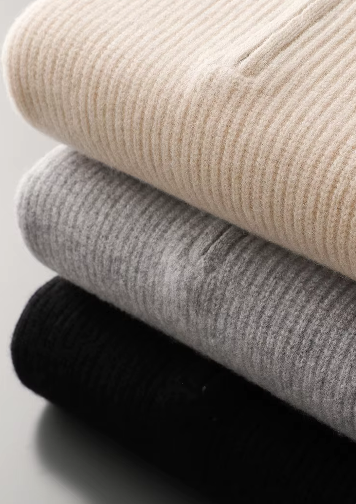 Pure Extra-Fine Merino Wool Half Zipper Hoodie | Portovelli