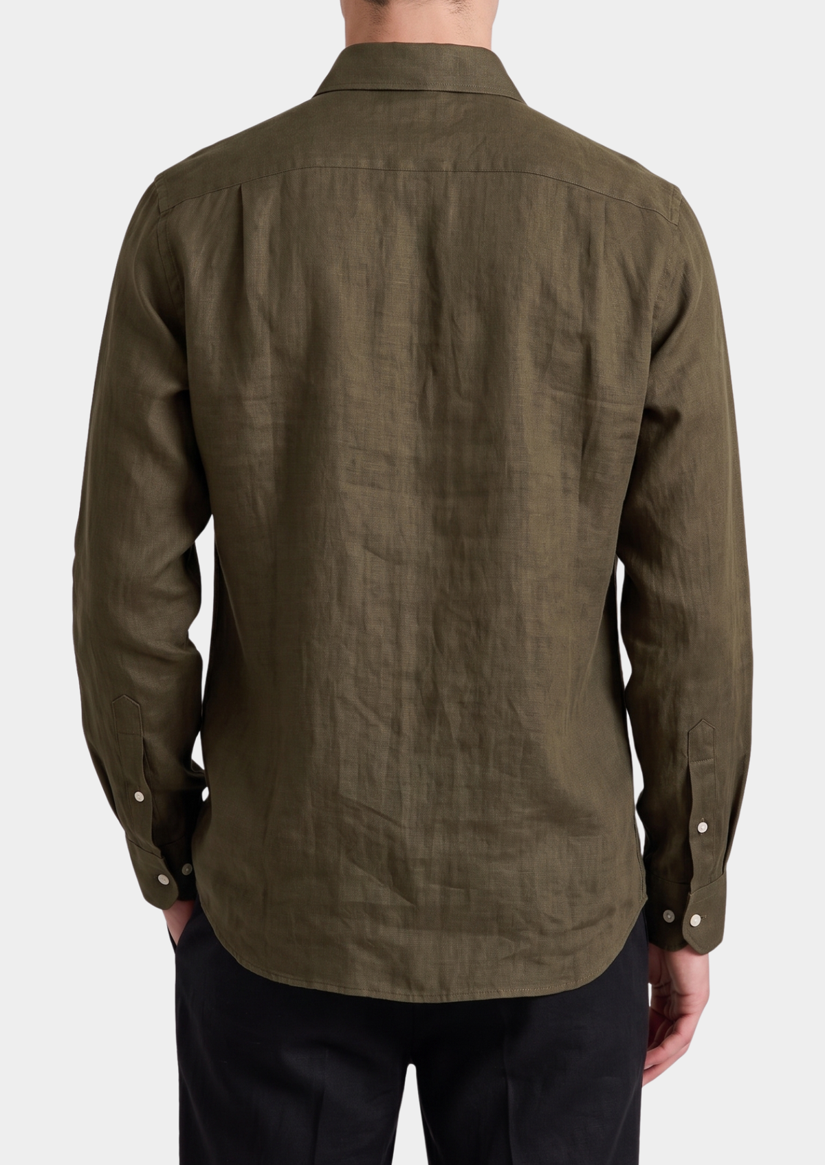 Amalfi Coastal Shirt - Olive | Portovelli