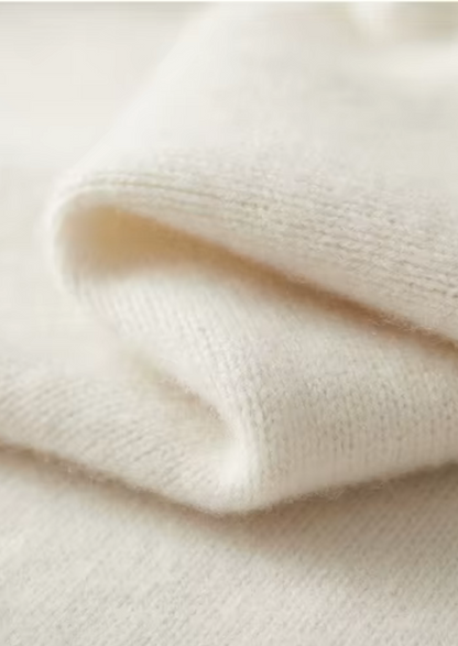 Pure Extra-Fine Merino Wool Classic Button Sweater | Portovelli