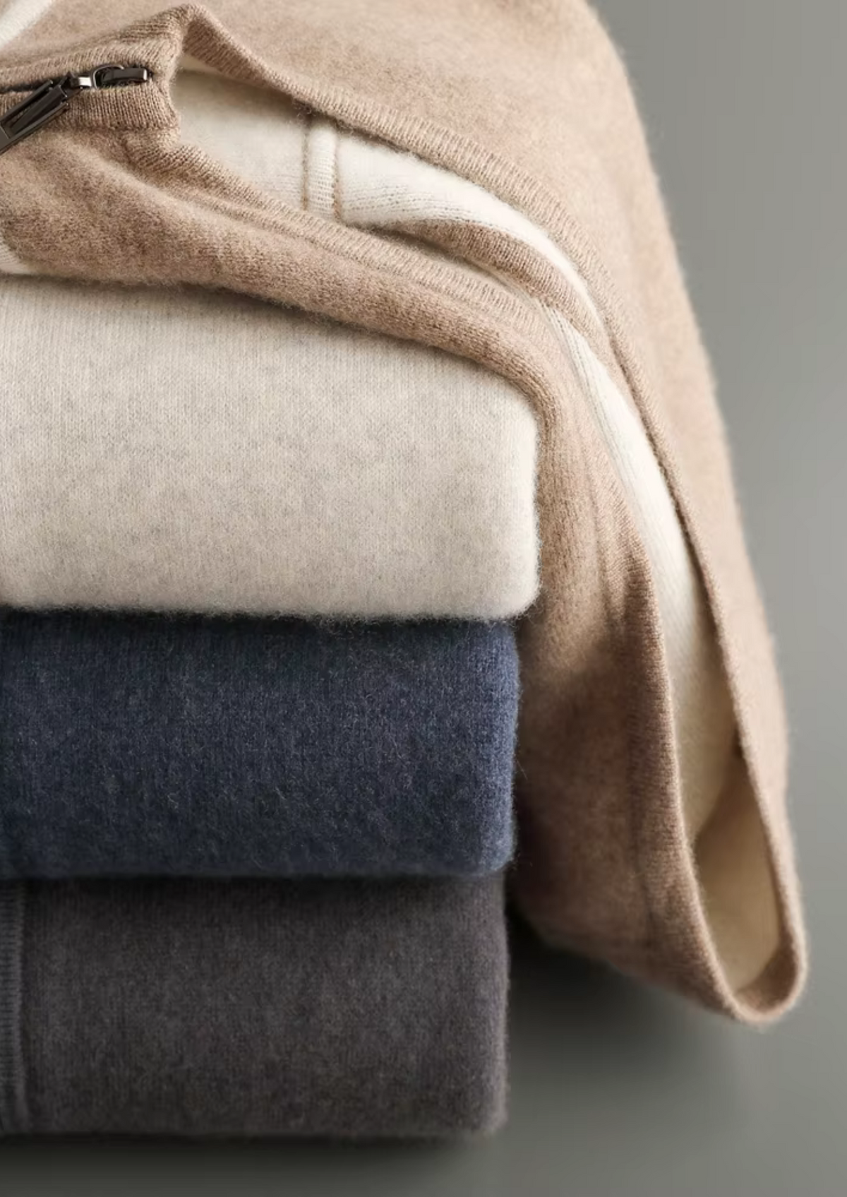 Premium Cashmere Navy Blue Milano Leisure Set | Portovelli