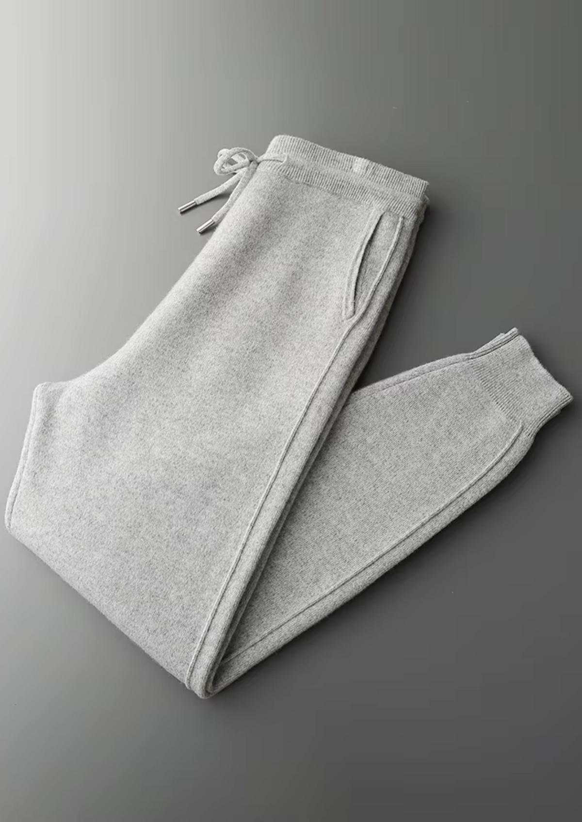 Pure Extra-Fine Merino Wool Leisure Joggers | Portovelli