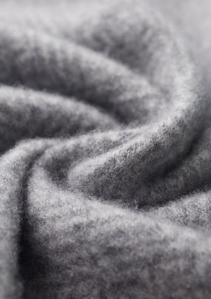Premium Cashmere Patterned Half-Zip Sweater | Portovelli