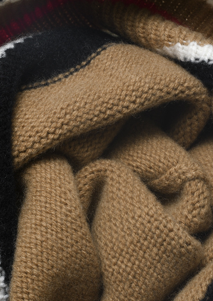 Caramel Merino Wool Wintertime Beanie | Portovelli