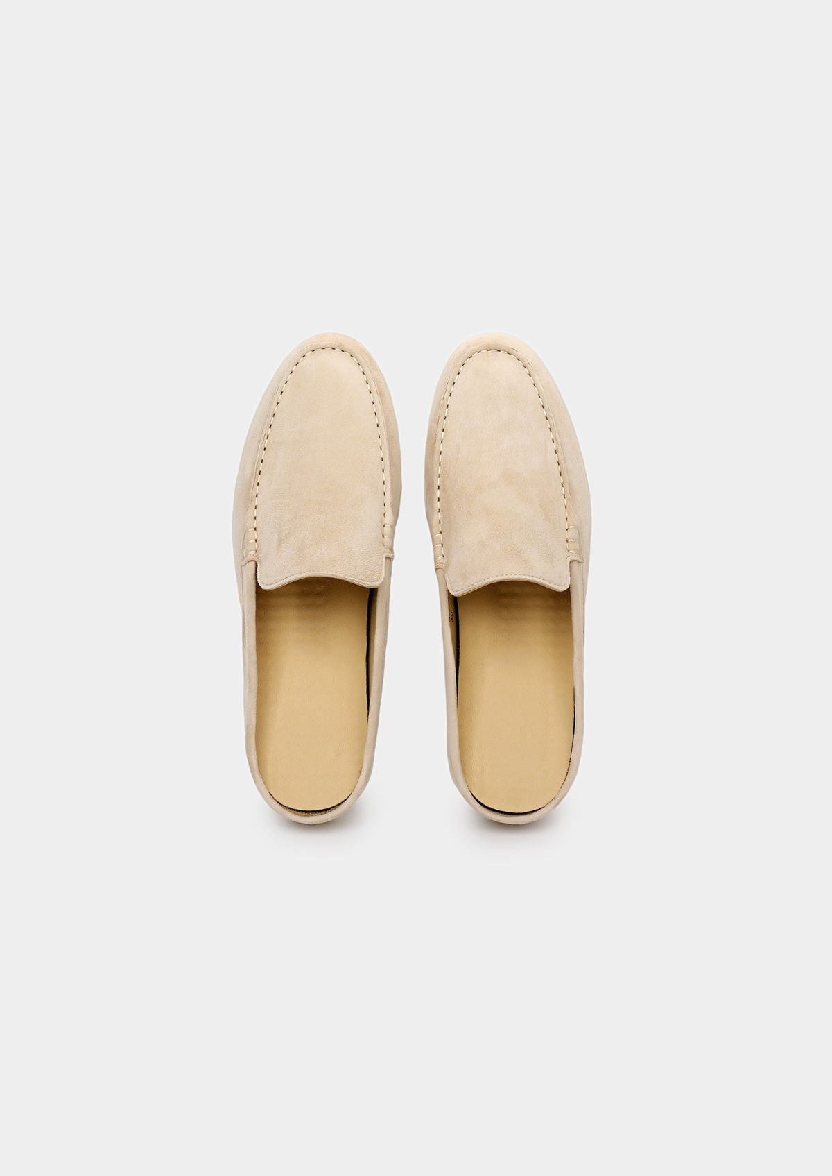 Ivory Marina Suede Slipper | Portovelli