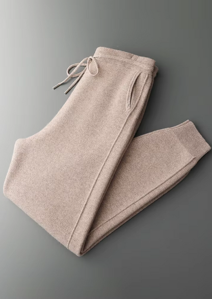 Pure Extra-Fine Merino Wool Leisure Joggers | Portovelli