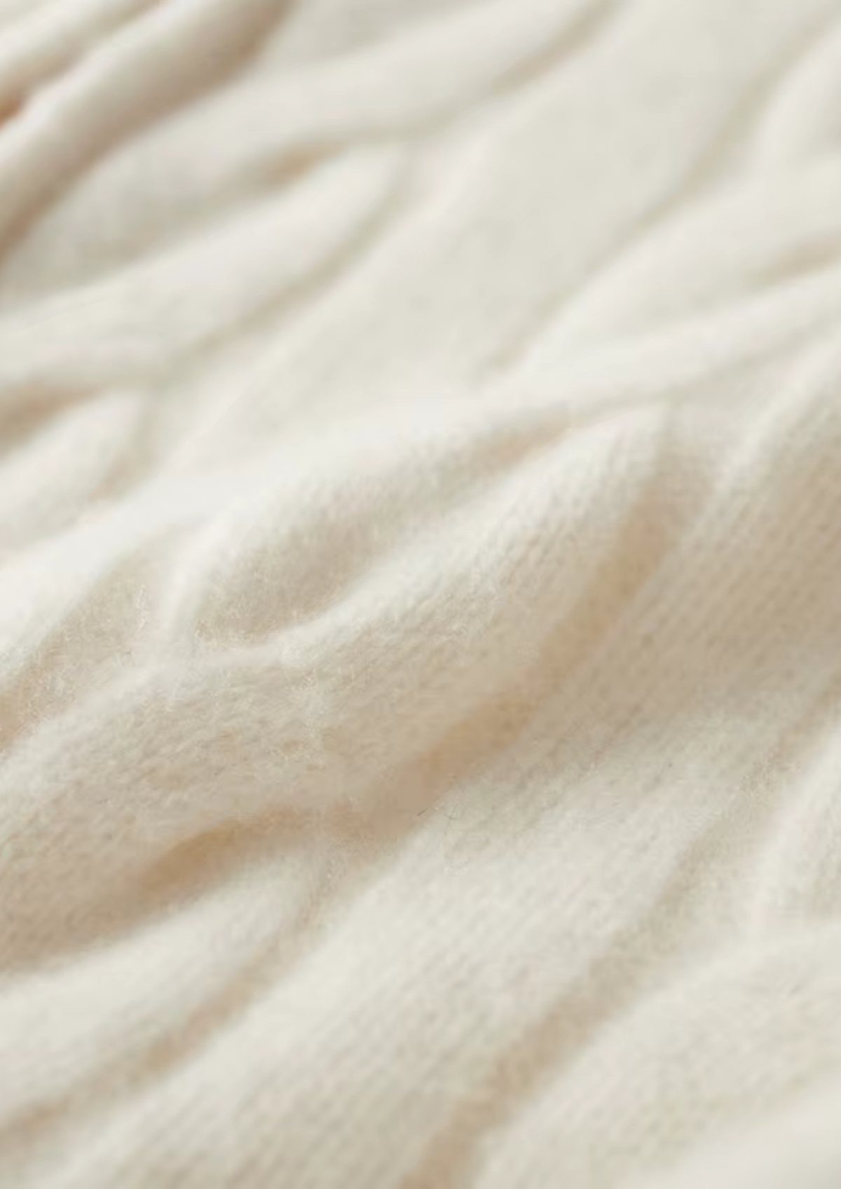 Pure Extra-Fine Merino Wool Dual-Zip Cable Cardigan | Portovelli