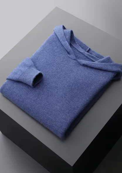 Premium Cashmere Essential Hoodie | Portovelli