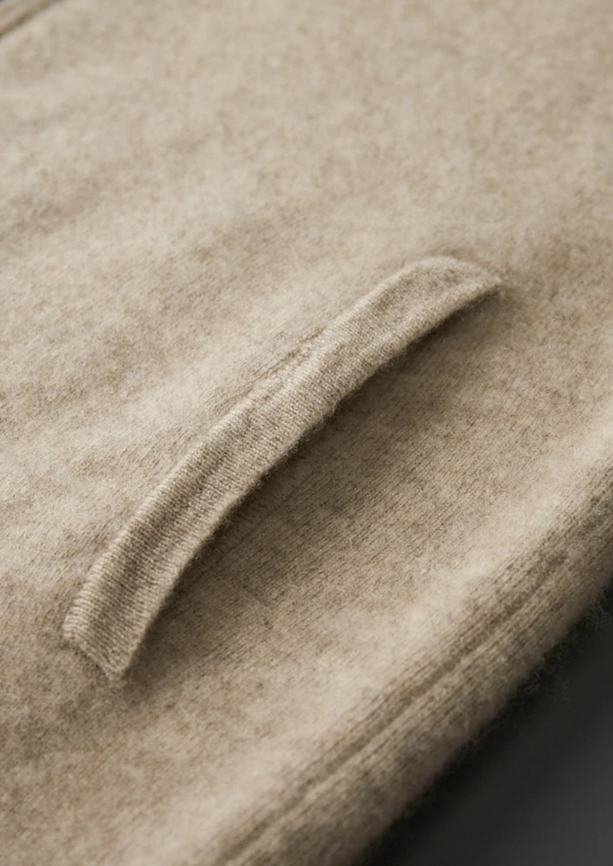 Premium Cashmere Zip Polo Cardigan | Portovelli