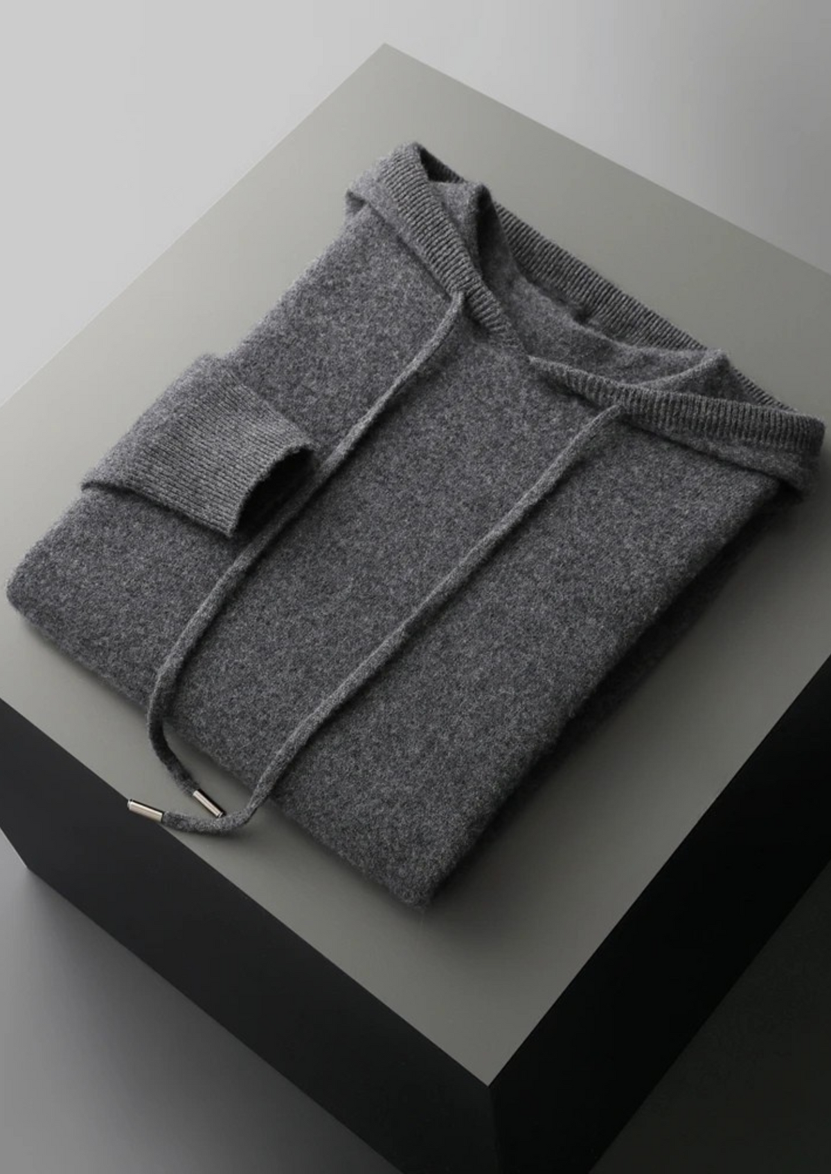 Premium Cashmere Dark Gray Alain Leisure Set | Portovelli