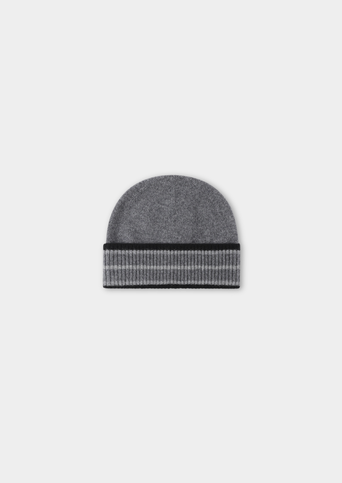 Dark Gray Merino Wool Wintertime Beanie | Portovelli