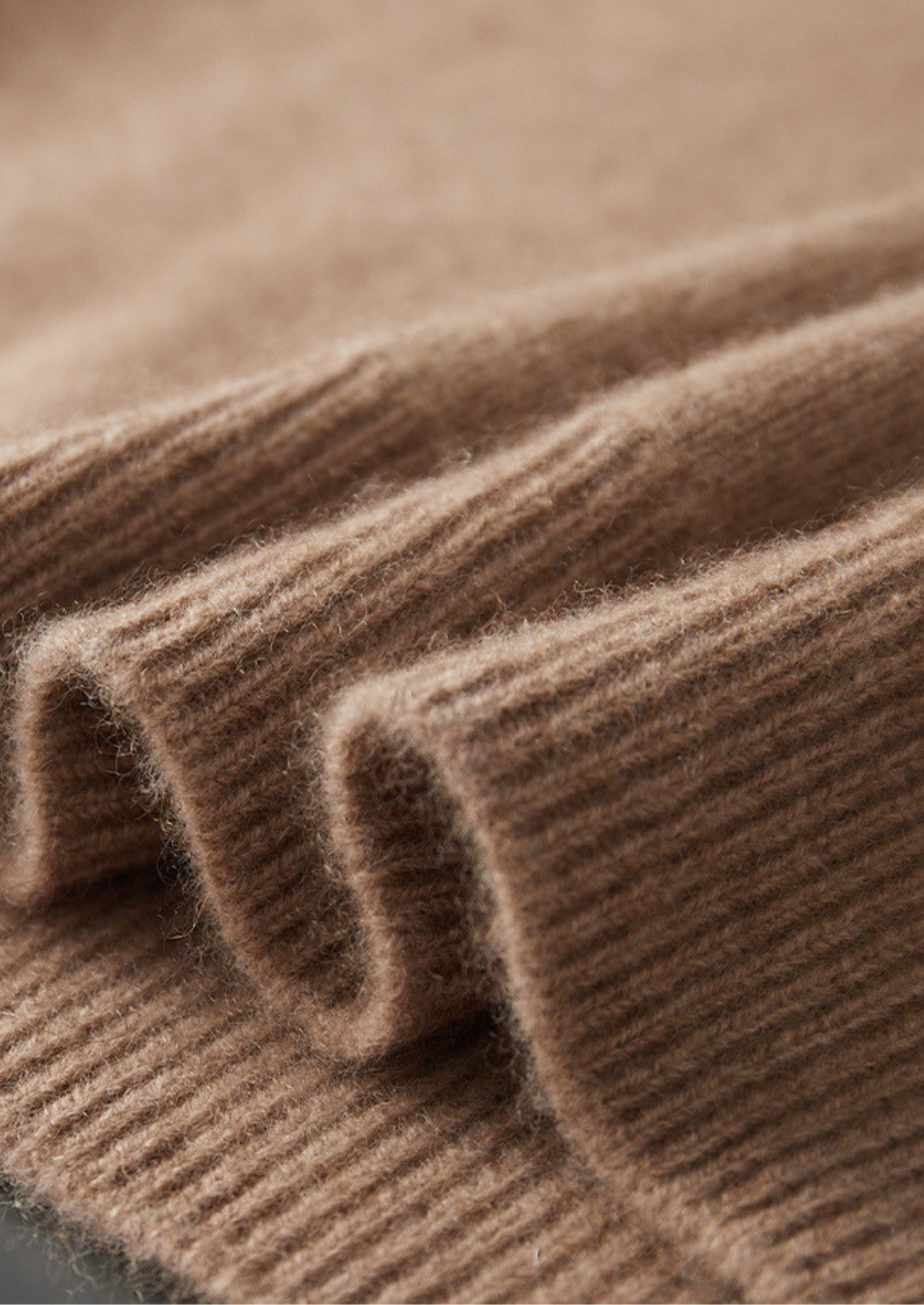 Pure Cashmere Beige Button Sweater | Portovelli
