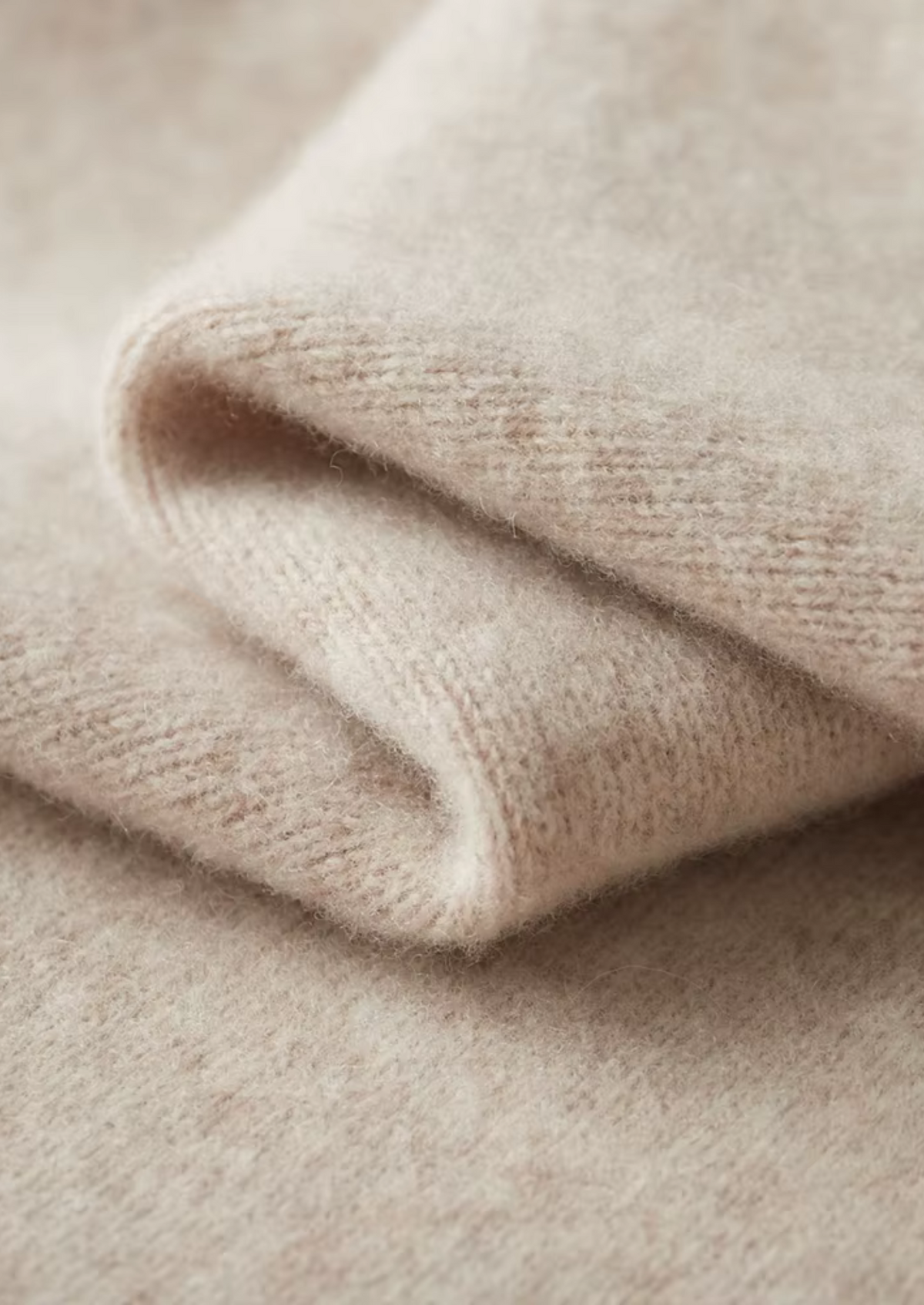 Pure Extra-Fine Merino Wool Button Hoodie | Portovelli