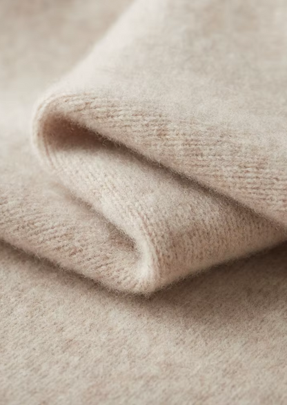Pure Extra-Fine Merino Wool Button Hoodie | Portovelli
