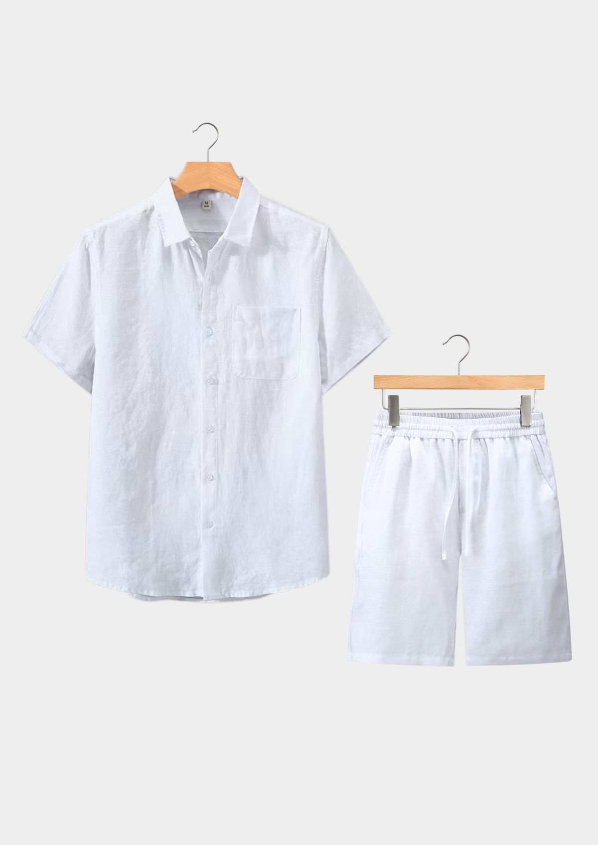Dolcevita Shortsleeve Summer Set - White | Portovelli