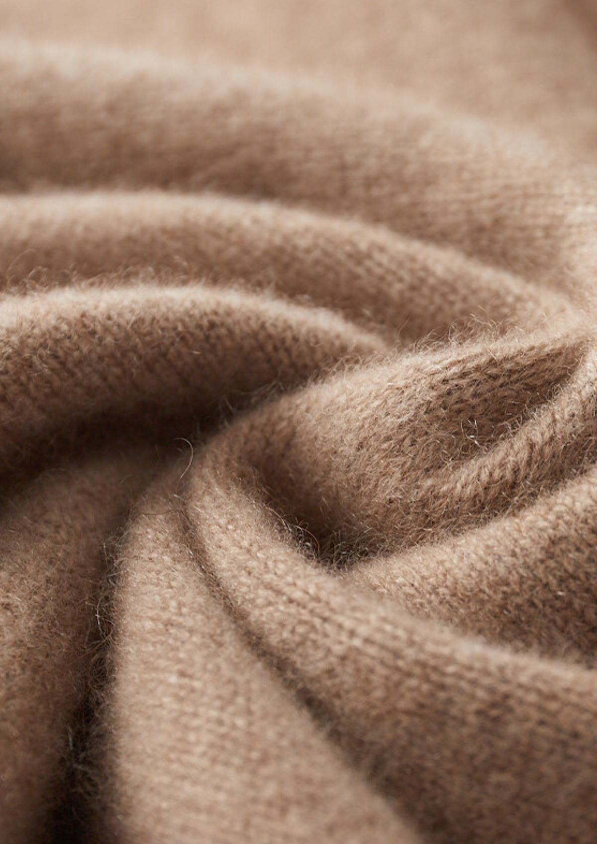 Pure Cashmere Beige Button Sweater | Portovelli