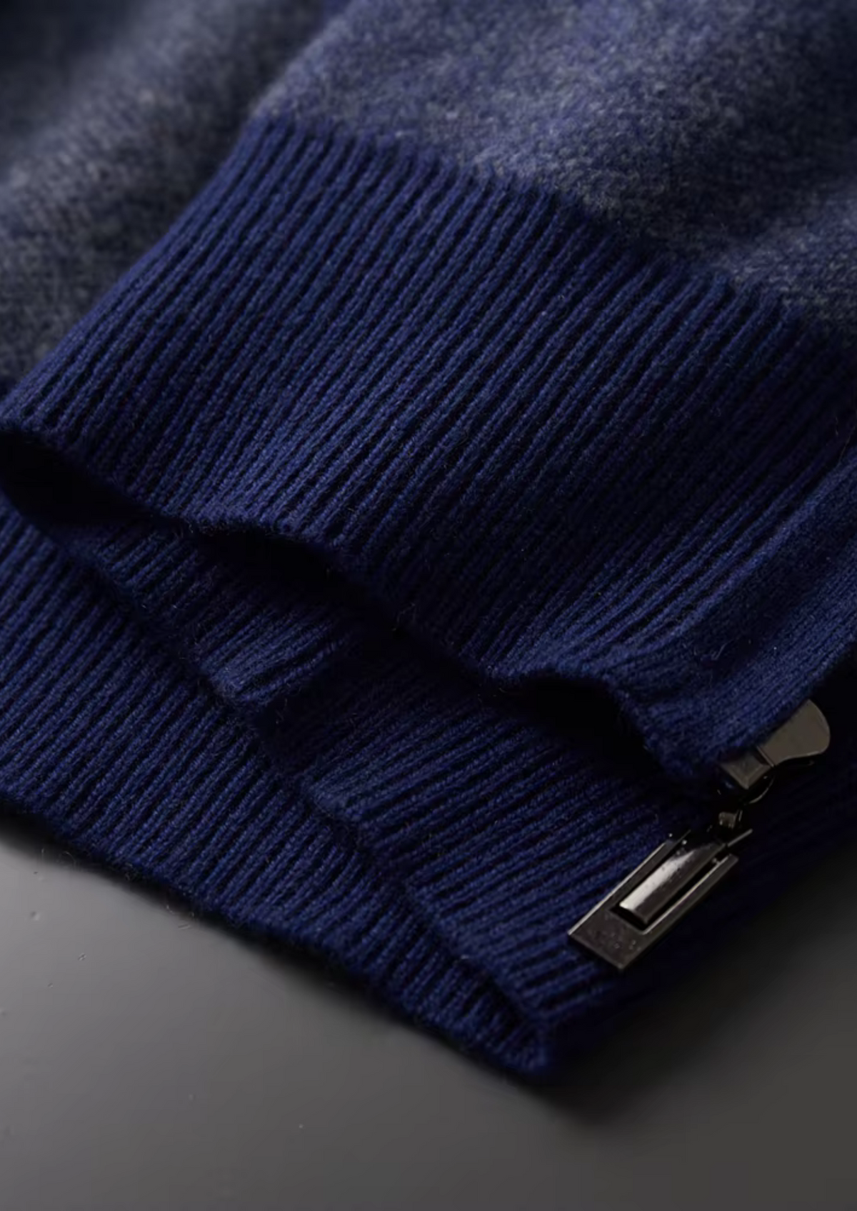 Premium Cashmere Navy Blue Torino Leisure Set | Portovelli