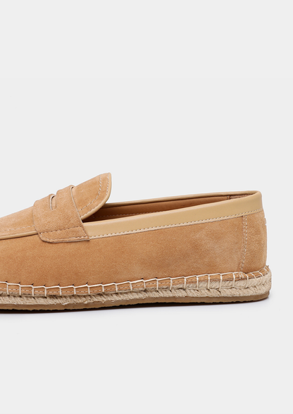 Penny Seaside Espadrilles - Beige | Portovelli