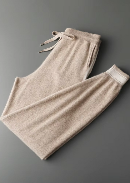 Premium Cashmere Sand Vienna Leisure Set | Portovelli