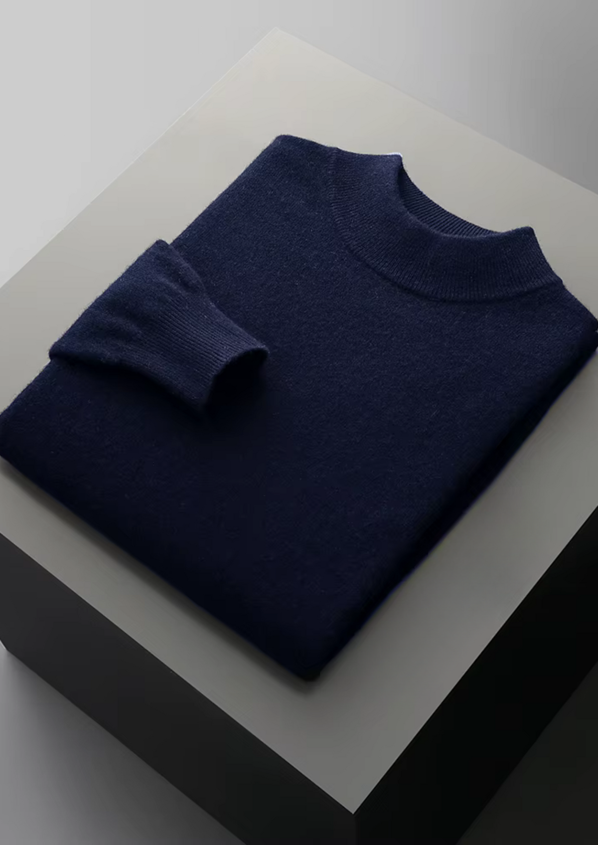 Pure Extra-Fine Merino Wool Classic Mockneck | Portovelli