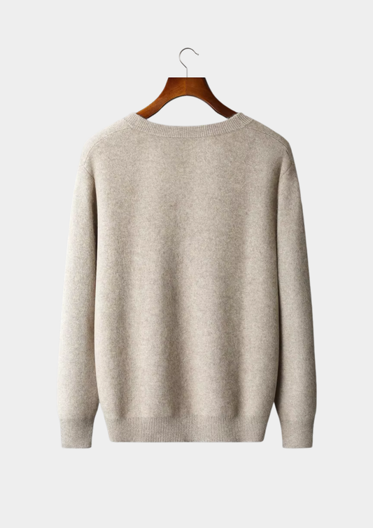 Pure Extra-Fine Merino Wool Essential Cardigan | Portovelli