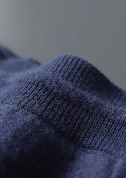 Premium Cashmere Navy Blue Milano Leisure Set | Portovelli