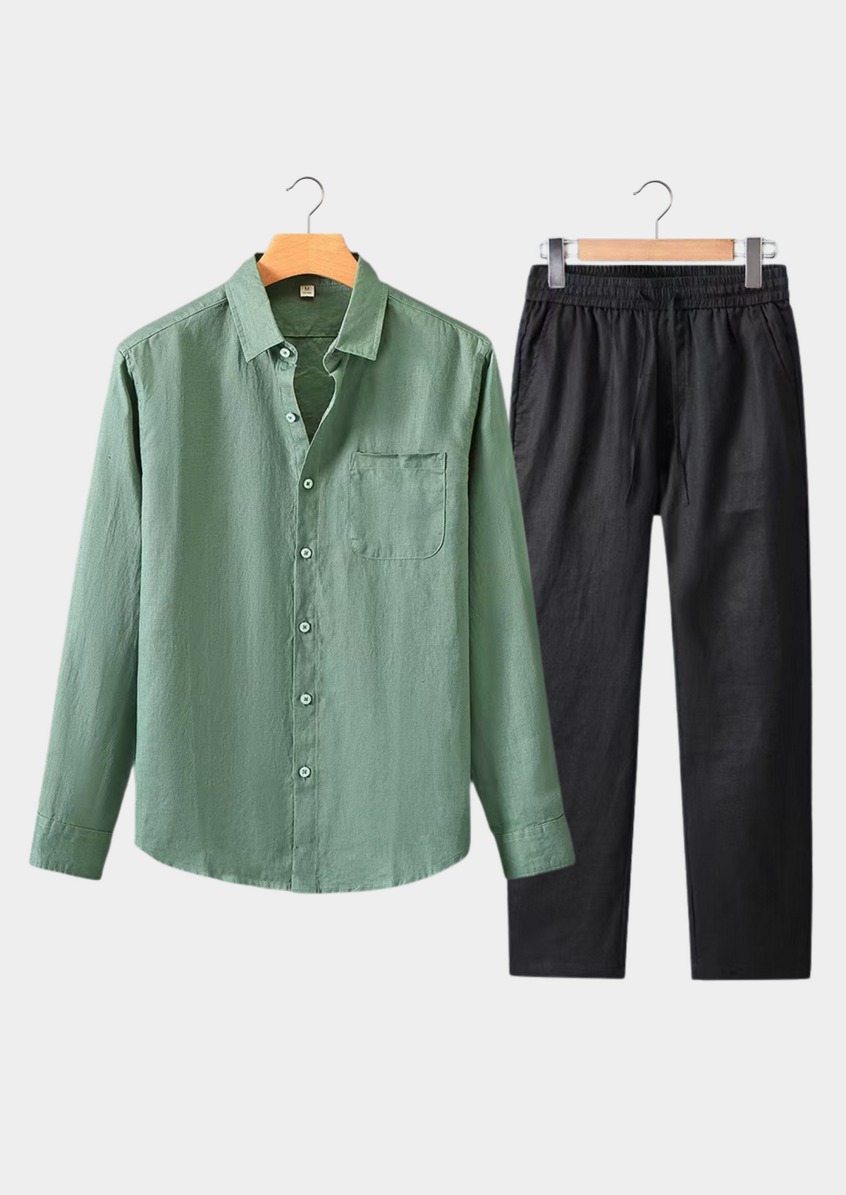 Dolcevita Longsleeve Summer Set - Green/black | Portovelli