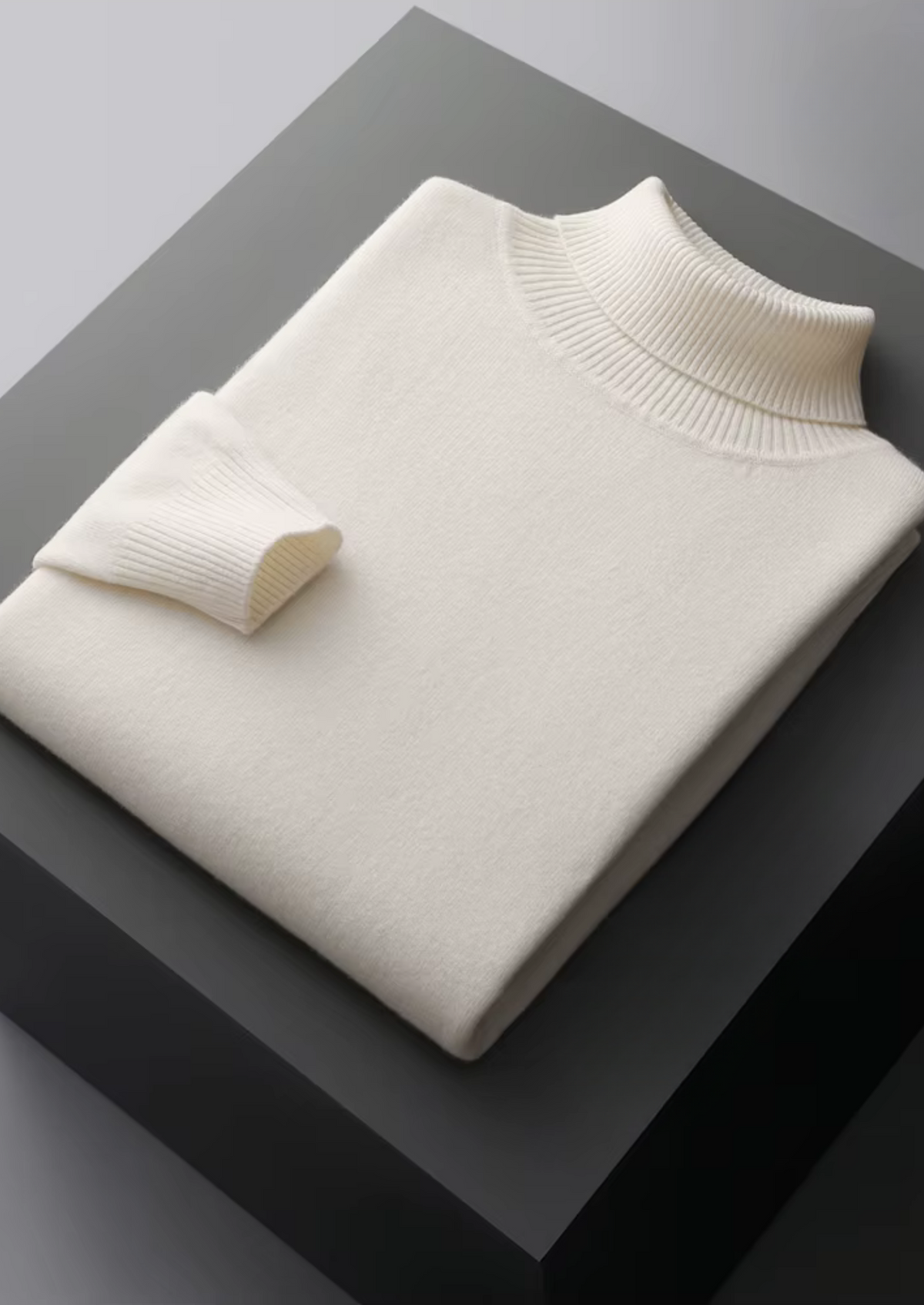 Pure Extra-Fine Merino Wool Classic Rollneck | Portovelli