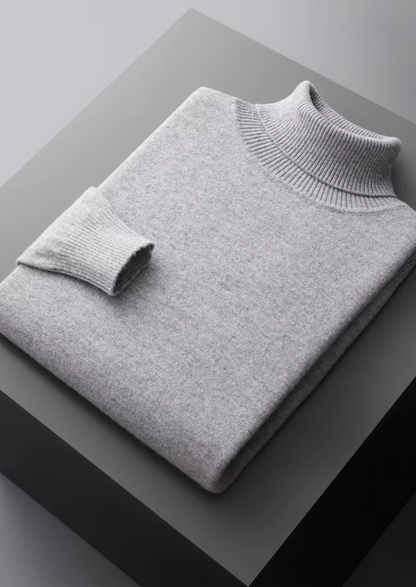 Pure Extra-Fine Merino Wool Classic Rollneck | Portovelli