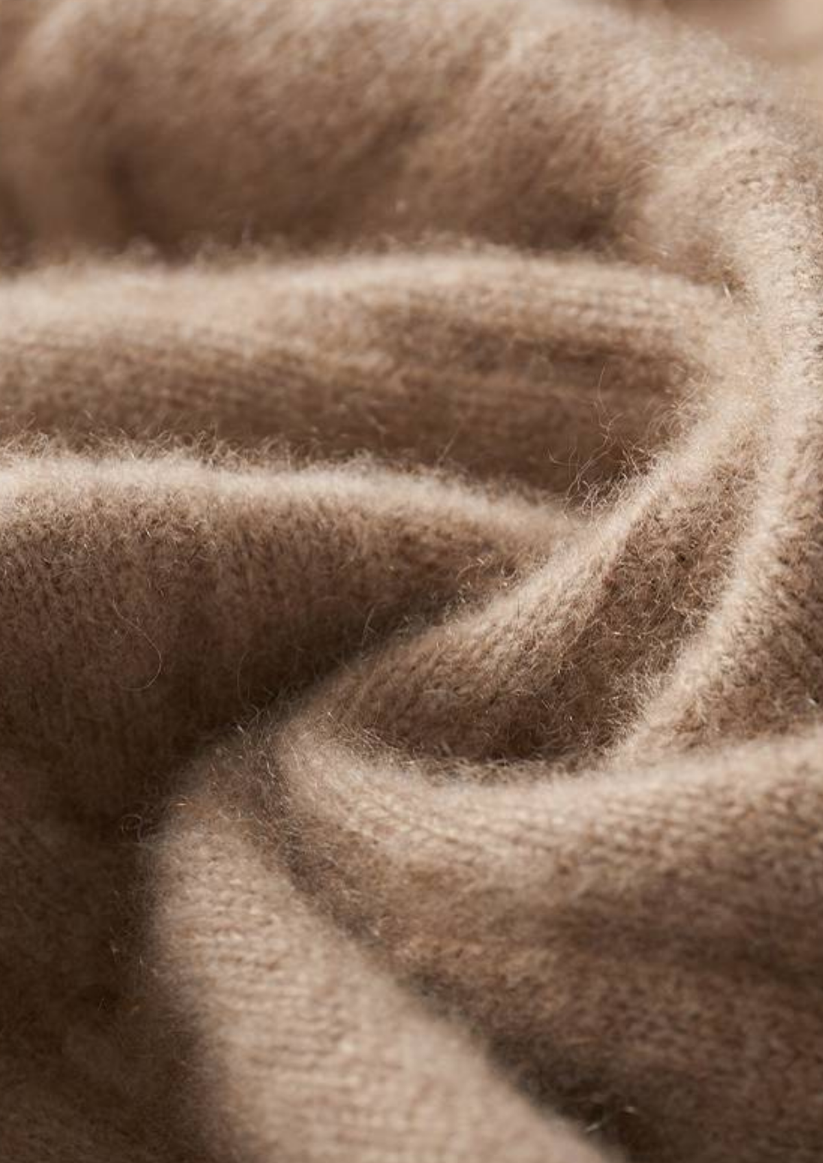Pure Cashmere Sand Cable Knit Hoodie | Portovelli
