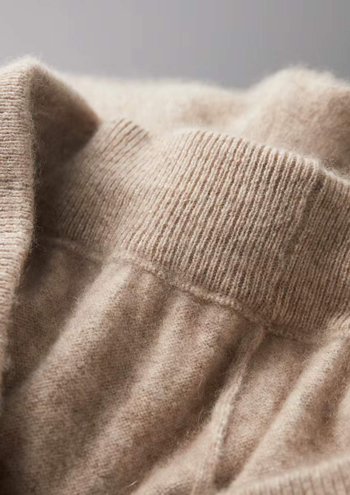 Premium Cashmere Sand Vienna Leisure Set | Portovelli